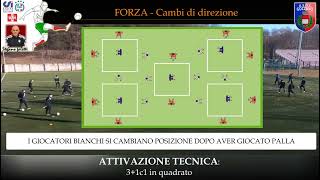 CALCIO - FORZA - cambi di direzione