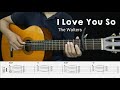 I Love You So - The Walters - Fingerstyle Guitar Tutorial + TAB & Lyrics