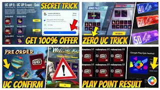 🤯BIGGEST TRICK | ₹300 में 3000 UC | ₹0 Uc A11 Bonus Pass |3.6 Update/Uc Up Event Golden Spin Edition