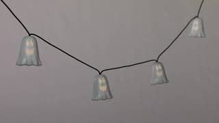 Musical Ghost LED Halloween String Lights - Hyde \u0026 EEK! Boutique