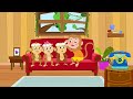 5 Πιθηκάκια animated Παιδικό Τραγούδι baby walrus Ελληνικά