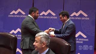 Ուկրաինայի Գերագույն ռադայի պատգամավորները մասնակցել են Ուկրաինայի հայերի միության հիմնադրման 20 ամյ