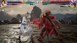 鉄拳7 吉光 Tekken7 Yoshimitsu (Noko2nd) vs Kuma, Asuka Rank Match On PS4