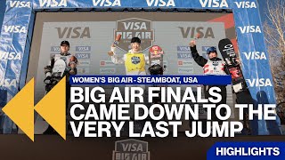 Big Air finals came down to the very last jump | Highlights | FIS Snowboard