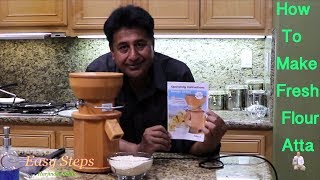 Tribest - hawos Oktini Grain Mill Wheat Grinder | How to make Flour Atta (FRESH) Homemade