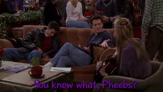 FRIENDS | phoebe writes holiday song for everyone | Happy Holiday | Phoebe funny song | Comedy scene