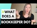 What does a bookkeeper do for a small business? Job Description