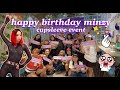 SUPERMINZYPOS Cupsleeve Fan Event VLOG | MINZY Birthday Celebration (230114) VLOG | heybadj