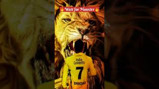 Wait for #monster💪 || #shorts #dhoni #youtubeshorts #msdhoni #cricket #ytshorts #csk
