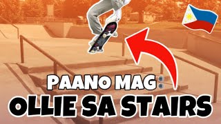 Paano Mag: OLLIE SA STAIRS, sa madali at safe na paraan