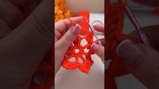 🌸crochet flower #crochet #knitting #design #diy #croche #howto #craft #crocheting