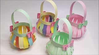 JAK SZYBKO I ŁATWO ZROBIĆ KOSZYCZEK  | DIY | How to make a basket from paper  | paper craft