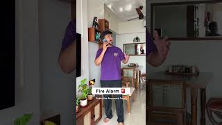 Fire Alarm Gone Wrong | #shorts #funny #mayuusicvines #relatable #subscribe #firealarmsound