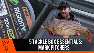 ***CARP FISHING TV***  5 Tackle Box Essentials: Mark Pitchers