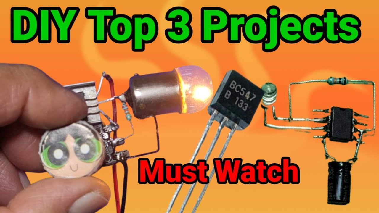 Top3 Electronic Projects |#diy |@Shaktitechshakti - YouTube