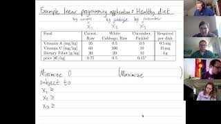 Linear Programming 4: Example application - Healthy diet