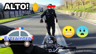 😬ME PARA la POLICÍA🚓 ERTZAINTZA CON la BMW RACER 😨3ª Parte