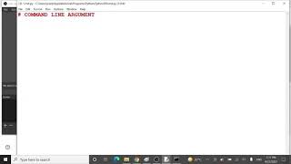10. Command Line Arguments | Printing Arguments | Python Lectures |