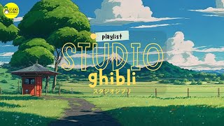 STUDIO GHIBLI playlist ( 1 hour of relaxing, studying and sleeping) 🍒