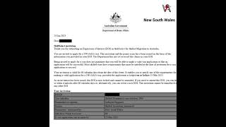 An incredible feat by  Visas Avenue Team got Australia Visa Invitation in One Day