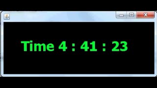 Making a Digital Clock in java Netbeans Part 1/3