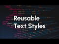 Reusable Text Styles in Jetpack Compose