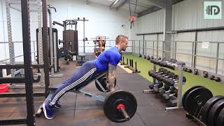 Bench supported barbell row V1