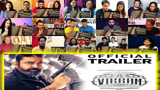 VIKRAM - Official Trailer | Kamal Haasan | Mixed Mashup Reaction