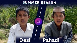 Desi Vs Pahadi Parents in Summer Season 😜😂 || नहाने जाऊं?? || #funny #video #viral #content #comedy