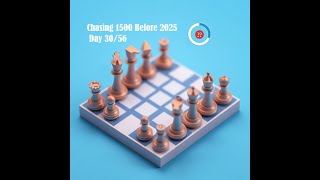 Chasing 1500 Elo before 2025 - Day 30/56