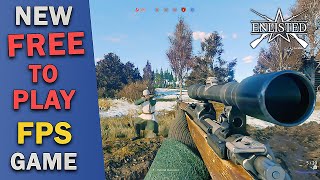 ENLISTED NEW FREE TO PLAY Multiplayer WW II FPS GAME😱🔥 (PS5/XBOX/PC) Tutorial + Review + Gameplay