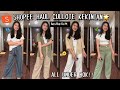 SHOPEE HAUL CELANA KULOT KEKINIAN UNDER 80RIBU AJA | PINTEREST INSPIRED OOTD & WAJIB PUNYAA!✨