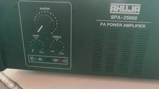 AHUJA SPA 25000 PA POWER AMPLIFIER UNBOXING