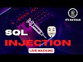 SQL Injection Hacking Tutorial | @NetworkChuck Challenge | Its Nathan