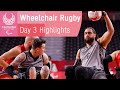 Wheelchair Rugby Highlights | Day 3 | Tokyo 2020 Paralympic Games