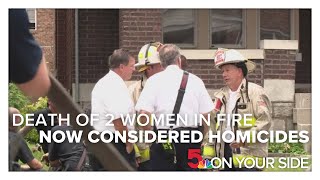 Deaths of 2 women found in burning St. Louis home now considered homicides