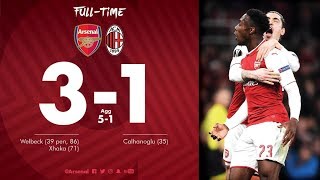 Arsenal vs AC Milan 3-1 All Goals & Highlights Extended-UEL 15/03/2018 HD SportsHunkTV