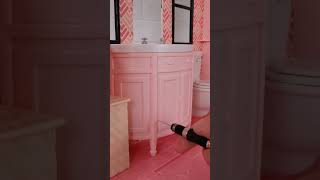 Vintage Dream House Bathroom Makeover Update #shorts