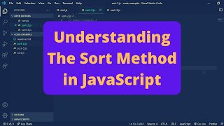 Understanding the Sort Method in JavaScript #2 - Sort an Array of Objects