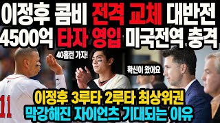 이정후 역전 3루타 작렬 강속구 싱커 여지없이 당겼다! 샌프란시스코 우승 위한 결단! 홈런타자 영입 대반전