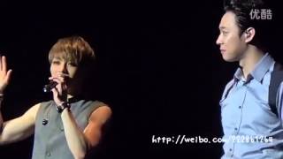 [Fancam] 140920 #JYJ concert in SHA-Super funny talk afr 10 yr pt 1, Jaechun focus (cr as tagged)