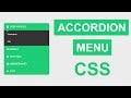 Accordion Menu CSS Only