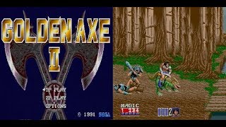 メガドライブ実機 ゴールデンアックスII HARD ノーミスクリア  Golden Axe 2 Longplay