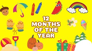 Learn the Months of the Year | Fun Kids Song for Preschool and Kindergarten | Joyful Little Ones