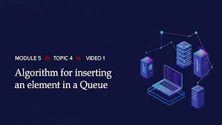 Algorithm for inserting an element in a Queue || DSA || C Programming