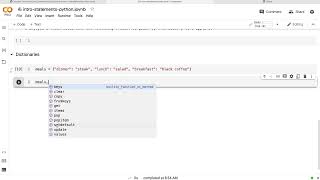 Learn Python in 5 Minutes with Colab