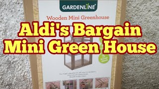 Aldi's Bargain Wooden Mini Green House