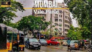 4K Drive around Vile Parle during the rains | Mumbai