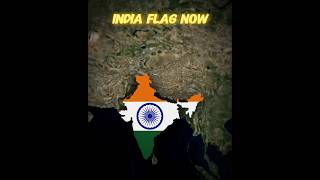 India Flag History map edit ( my first edit ) #countryball #shorts #geography