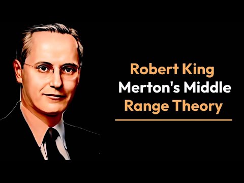 Who gave theories of middle range?